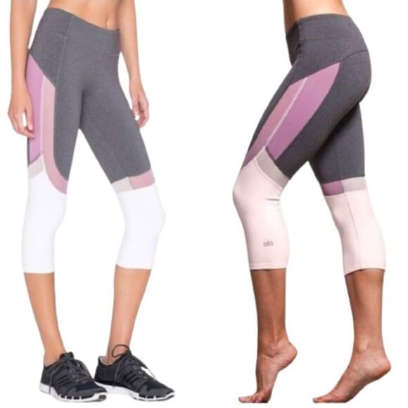 ATHLETA Curvature Capri Performance Leggings Size Medium - Picture 1 of 4
